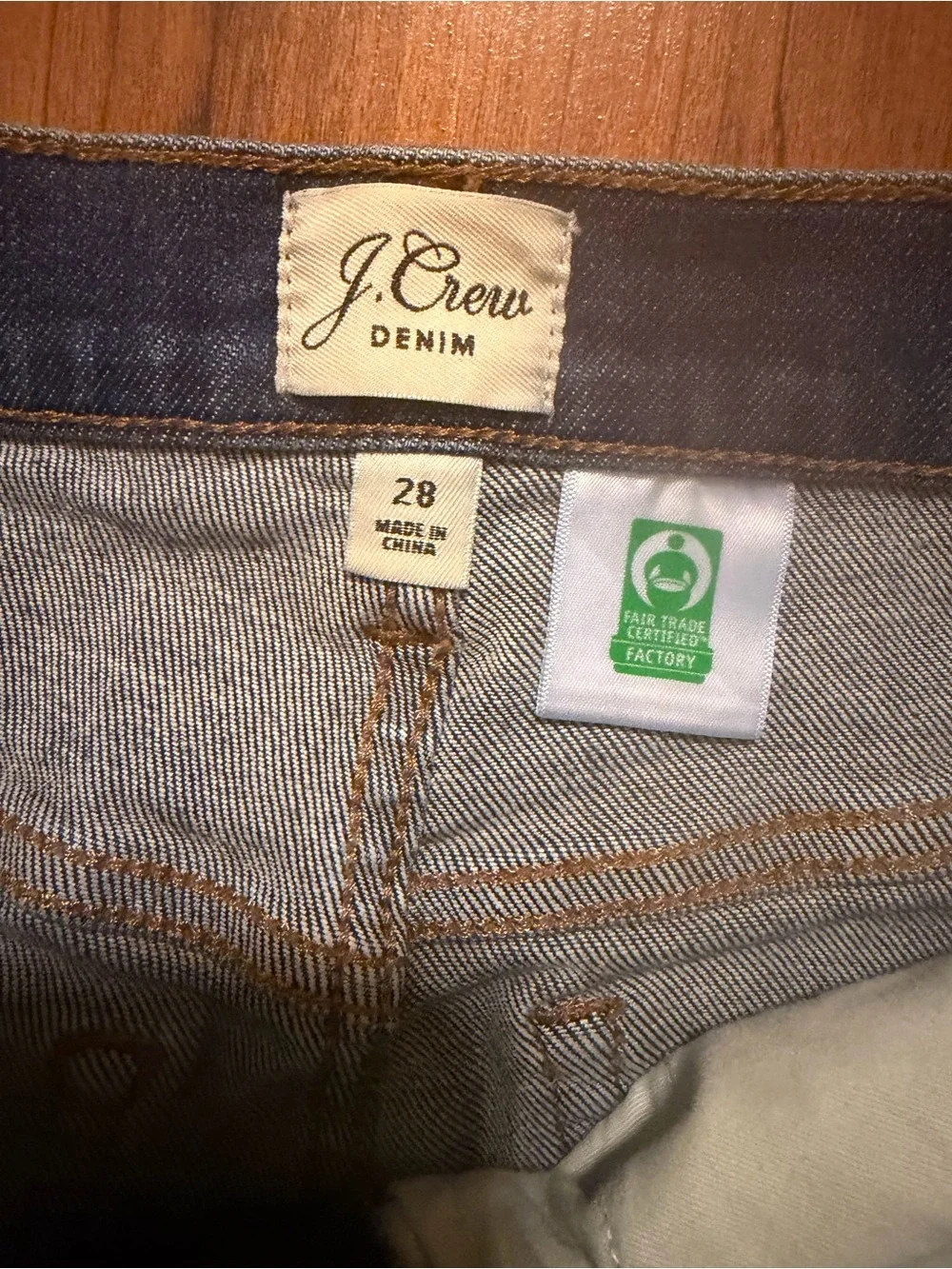 J. Crew boot cut denim jeans size 28.